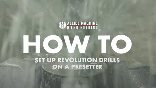 How to set up a Revolution Drill® with a presetter before machining [upl. by Xylon]