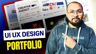 How To Make A UI UX Designer Portfolio For Freshers In 2024 In hindi uiuxdesign uiux portfolio [upl. by Woothen]