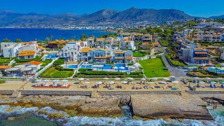 Anissaras beaches Hersonissos Heraklion Crete Greece 4K [upl. by Elleuqram330]