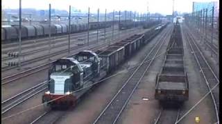 france dunkerque grande synthe21 01 2000 triage Fret SNCF part 4 [upl. by Spain]