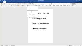 Como Poner Interlineado Mínimo A Una Hoja En Word 2016 [upl. by Aleahpar406]