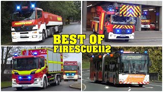 100000 ABOSPECIAL  BEST OF EINSATZFAHRTEN by Firescue112  20132019  75 Min Feuerwehr amp Co [upl. by Harihat]