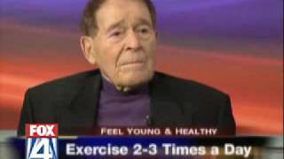 Jack Lalanne on Fox 5 News [upl. by Tloh]