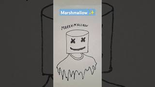 Marshmallow  Drawing  Kids youtubeshorts shorts [upl. by Notnad109]