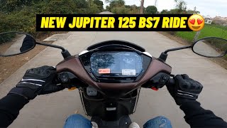 New 2024 Jupiter 125 SmartXonnect Ride  TVS Jupiter 125 BS7 [upl. by Petronia]