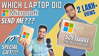 Which Laptop Did Microsoft Send me 🤔🔥  Unboxing Microsoft onboarding Equipments 🔥 ❤️ [upl. by Hallsy]