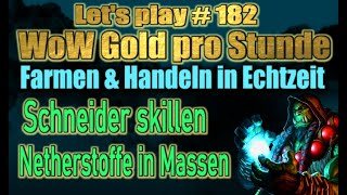 Solo Gold farmen und Auktionen in Echtzeit  Serie Folge 182  WoW Gold Guide für WoW Anfänger [upl. by Llerdnek]