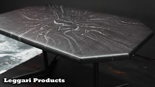 Old Dining Table Turned Into A Masterpiece Using Leggaris Epoxy Resin  Full Project Explained [upl. by Chiou]