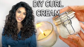 DIY Aloe Vera Shea Butter Flaxseed Curl Cream  NATURAL DIY  ARIBA PERVAIZ [upl. by Anu887]