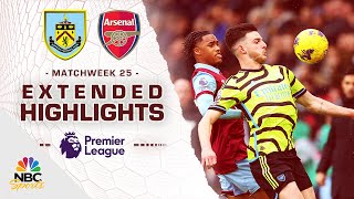 Burnley v Arsenal  PREMIER LEAGUE HIGHLIGHTS  2172024  NBC Sports [upl. by Schott]