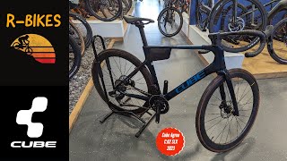 New Cube Agree C62 Carbon SLX 2023 liquidblue´n´blue WALKAROUND REVIEW [upl. by Yelha457]