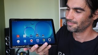 Huawei MediaPad M5 Lite  unboxing y pre review en español [upl. by Mccourt]