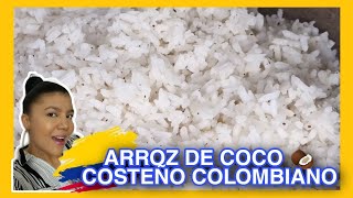 cómo hacer ARROZ DE COCO 🥥 COSTEÑO COLOMBIANO  Cocina Con Nelu [upl. by Kubiak]