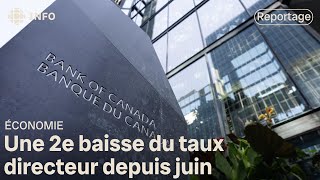 Le taux directeur au Canada maintenant à 45 [upl. by Backer]