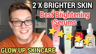 5 BEST BRIGHTENING SERUMS  Glowing Skin Guaranteed [upl. by Nyrhtac313]