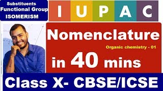 IUPAC NAMING in 15 Hour  Complete Chapter for JEE MainAdvanced [upl. by Nhguaved]