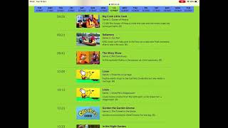 Cbeebies schedule 130508 [upl. by Maroney]