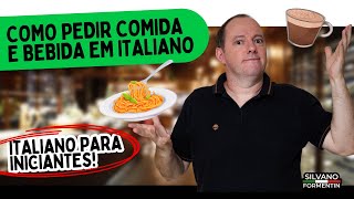 Como pedir comida e bebida em italiano  Aula de Italiano [upl. by Draude]