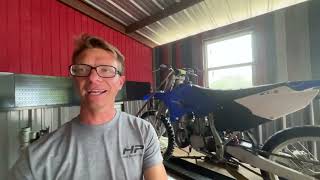 YZ250 2 Stroke Porting and Dyno [upl. by Amek]