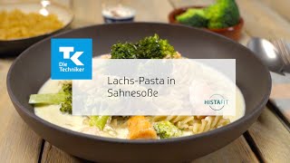 LachsPasta in Sahnesoße  Histaminarmes Rezept [upl. by Reilly]