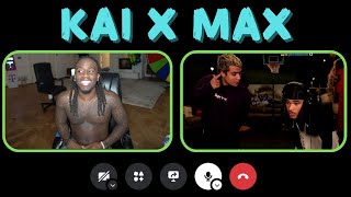 Kai Cenat and PlaqueboyMax Full Conversation [upl. by Hugo]