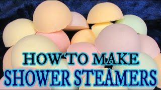 DIY HOW TO MAKE SHOWER STEAMERS  SUPER EASY [upl. by Wrdna]