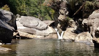 Linville Gorge swimming hole [upl. by Ettevi]