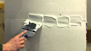 Finishing a Drywall Joint STEP 1 [upl. by Aruon]