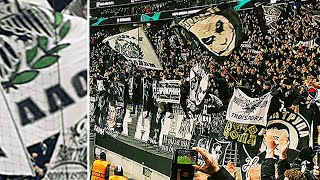 BEST OF  5000 PAOK Fans in Frankfurt I Conference League November 2023 [upl. by Letreece]