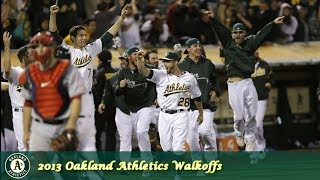 2013 Oakland Athletics Walkoffs [upl. by Beryl491]