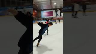 EPIC ENDING STOP FREESTYLE FIGURE ice skating TUTORIAL [upl. by Clemen582]