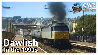 Motive power variety at Dawlish Station in the 1990s [upl. by Yelyr734]