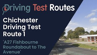 Chichester Driving Test Route 1 [upl. by Schumer686]