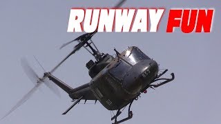 これぞヘリサウンド UH1の激しすぎる機動飛行 北宇都宮駐屯地2018 [upl. by Anoet]