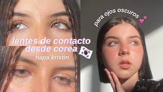 Los mejores lentes de contacto naturales para ojos oscuros  Hapa Kristin reseña [upl. by Ecadnak]