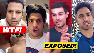 Dhruv Rathee Exposed Puneet Superstar WTF Thara Bhai Joginder Angry Thugesh Reacts [upl. by Mmada]