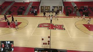 New Canaan High vs Ridgefield High School Boys Freshman Basketball [upl. by Wardieu]