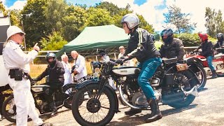 BROOKLANDS MUSEUM Motorcycle Day 2024  Velocette BSA Vincent HRD Rex Acme AKD Norton TRIUMPH Rudge [upl. by Bohaty265]