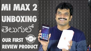 Xiaomi Mi Max 2 Unboxing amp initial impressions ll in telugu ll [upl. by Hudis]