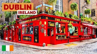 Dublin Ireland  The Capital Of Pubs  Walking Tour 4K HDR 60fps [upl. by Hgieloj32]