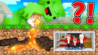 Mikey LAVA vs JJ Family BUNKER in Minecraft  Maizen [upl. by Nevaj]