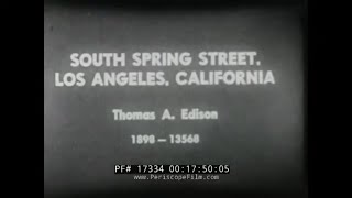 quotLOS ANGELESquot 1916 FORD MOTOR CO amp EDISON CO LOS ANGELES CALIFORNIA TRAVELOGUES 17334 [upl. by Yrrag]