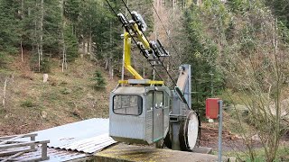 Fankhaus Mettlenalp  Grüebli Bergfahrt  private Seilbahn  private cablecar Switzerland [upl. by Kevyn824]