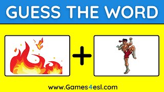 Guess The Word Game  Compound Words  Easy [upl. by Bergin]