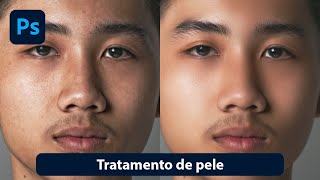 Tratamento de Pele  Tutorial Photoshop [upl. by Anele]