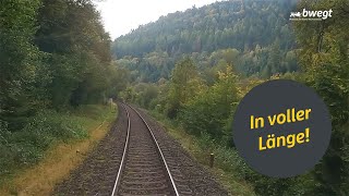 Führerstandsmitfahrt von Pforzheim nach Hirsau mit bwegt [upl. by Ttreve]