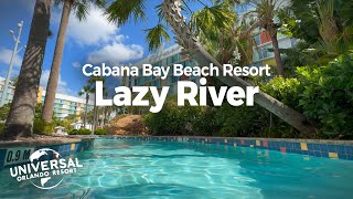 Cabana Bay Beach Resort – Full Lazy River Loop at Universal Orlando Resort [upl. by Nihhi444]