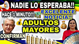 HOY 13 DE ENRO ATENCION ❗ADULTOS MAYORES PENSIONADOS DEL BIENESTAR TIENES QUE SABER ESTO [upl. by Aicetel80]