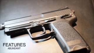 GUN HECKLER amp KOCH USP TACTICAL 45 REVIEW Tactical Gold Standard [upl. by Annahahs]