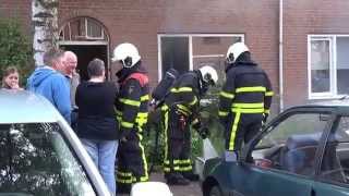 Aankomst brandweer bij keukenbrand Donkven 32 Goirle 1062015 [upl. by Viens]